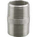 Plumbeeze PLUMB-EEZE 1/2 In. MIP x 2 In. Stainless Steel Nipple U2-SSN-0520